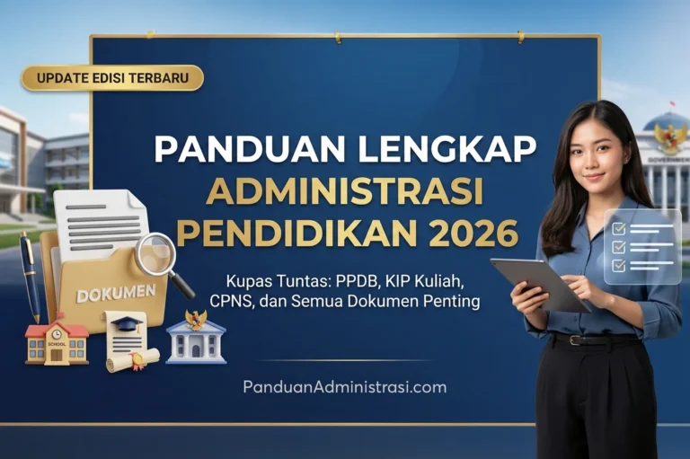 Panduan Lengkap Administrasi Pendidikan 2026: PPDB, KIP Kuliah, CPNS, dan Semua Dokumen Penting